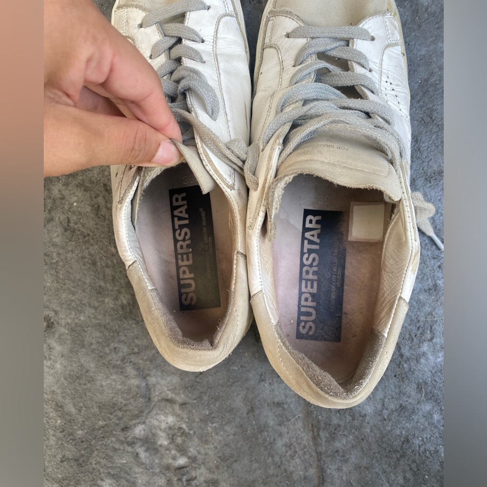 Golden Goose Superstar Mixed Leather Sneakers Sz39 - Picture 7 of 11